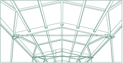 Cubierta a dos aguas – EJESTRU